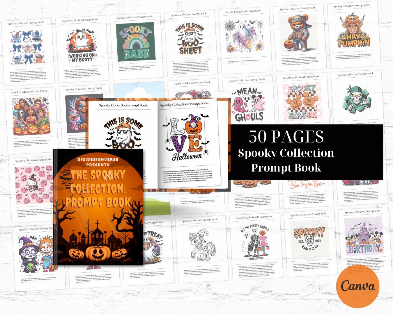 Spooky Collection A.I. Prompt Book
