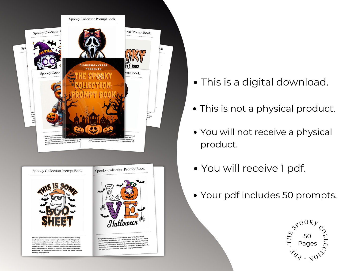 Spooky Collection A.I. Prompt Book