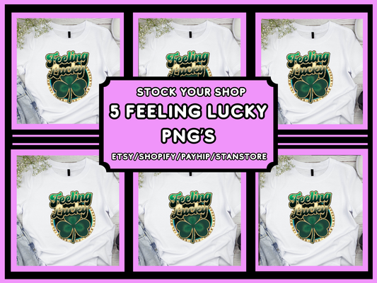 Feeling Lucky Png Bundle