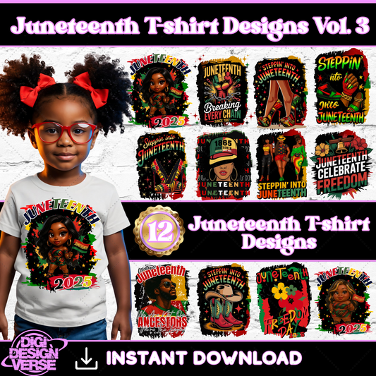 Juneteenth T-shirt Design Vol. 3