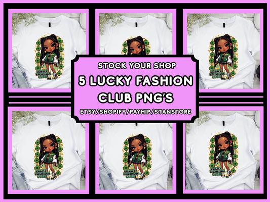 Lucky Fashion Club Png Bundle